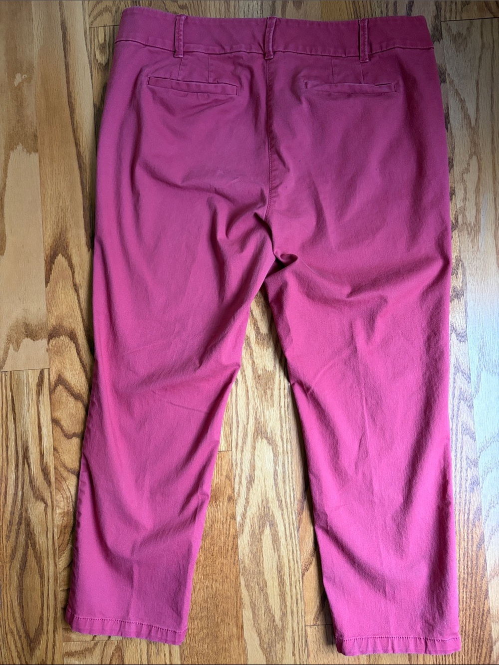 LOFT Women’s Coral Pink Chino Pants. Size:12P - Picture 8 of 8